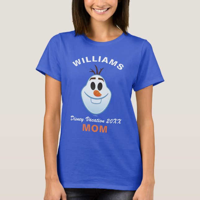 Frozen Emoji | Olaf - Family Vacation & Year T-Shirt (Front)
