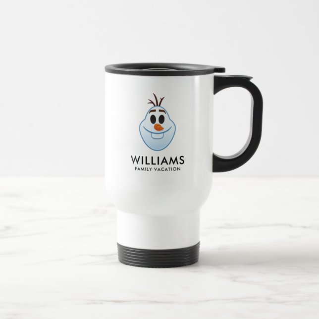 Frozen Emoji | Olaf - Family Vacation & Year Travel Mug (Right)