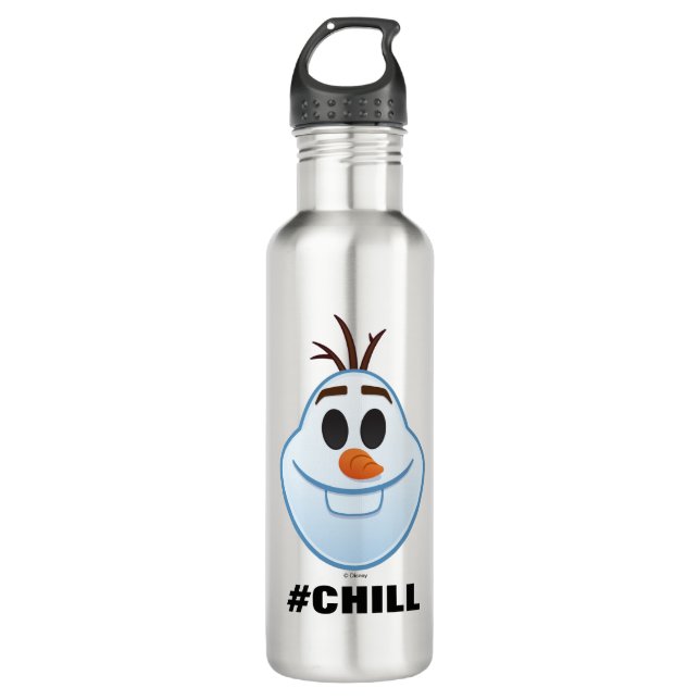 Frozen Emoji | Olaf Water Bottle (Front)