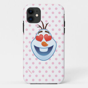 Frozen Emoji Olaf with Heart-Shaped Eyes iPhone 11 Case