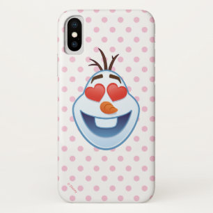 Frozen Emoji Olaf with Heart-Shaped Eyes iPhone X Case