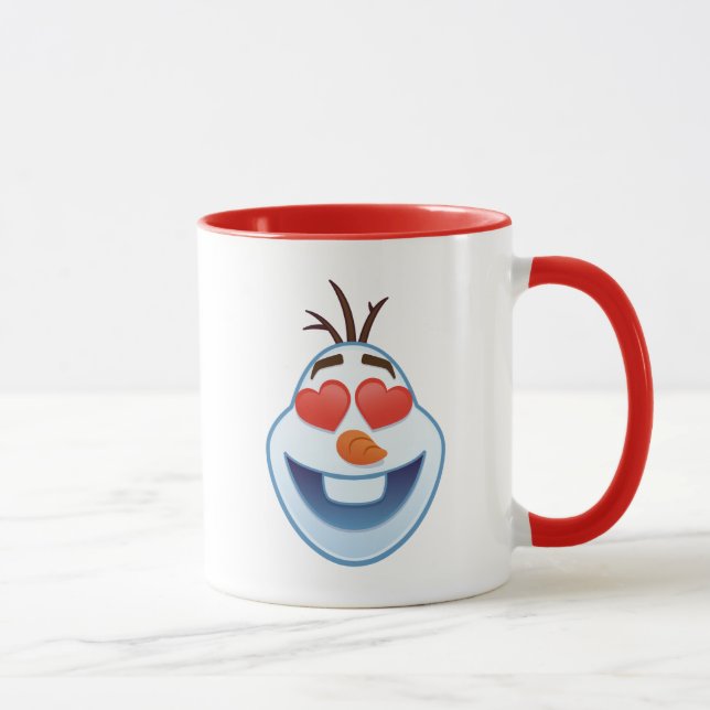 Frozen Emoji | Olaf with Heart-Shaped Eyes Mug (Right)
