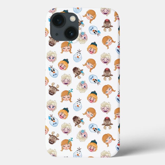 Frozen Emoji Pattern Case-Mate iPhone Case (Back)