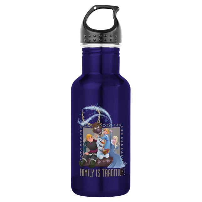 Frozen | Family is Tradition 2 Stainless Steel Water Bottle (Front)