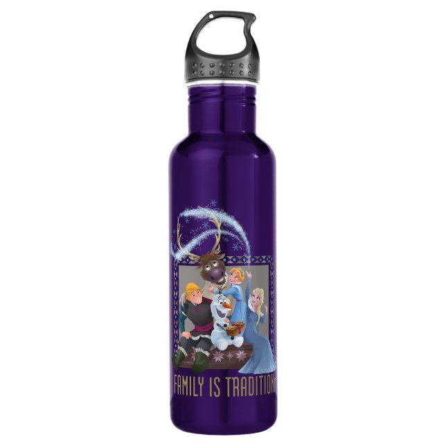 Frozen | Family is Tradition 2 Stainless Steel Water Bottle (Front)
