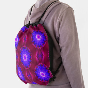 Frozen fleurs.... drawstring bag