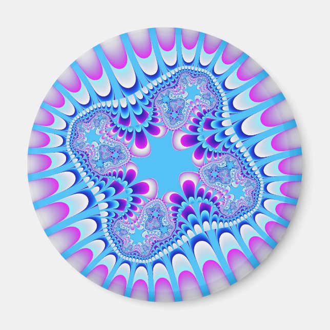 Frozen Flower Magnet (Front)