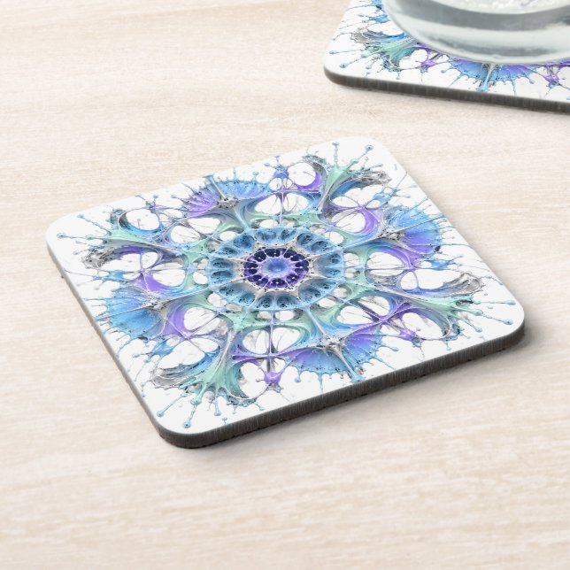 Frozen Frequency Beverage Coaster (Left Side)
