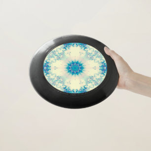 Frozen Frosty Blue Snowflake Winter Pattern Wham-O Frisbee