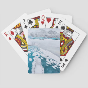 Frozen glacier ice, Iceland Poker Cards