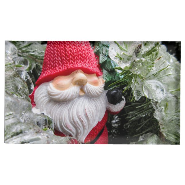 Frozen Gnome 03 Place Card Holder (Front)