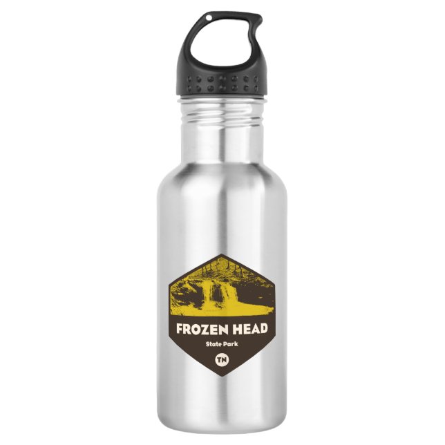 Frozen Head State Park Tennessee Stainless Steel Water Bottle (Front)