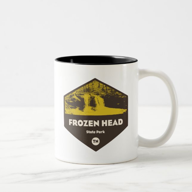 Frozen Head State Park Tennessee Two-Tone Coffee Mug (Right)