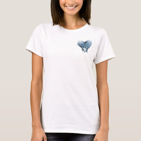 Frozen heart (White) T-Shirt