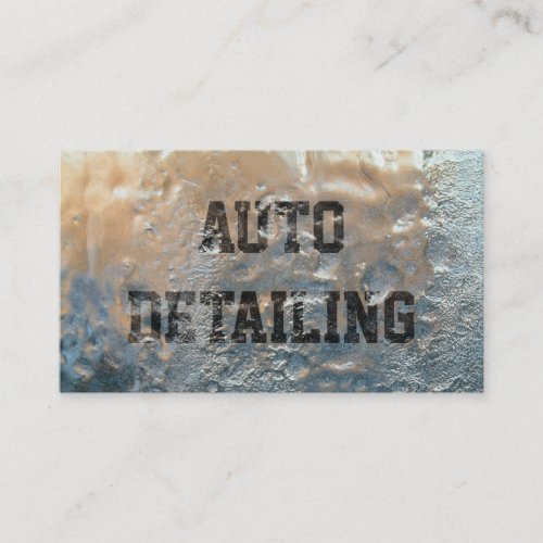 Frozen Ice Auto Detailing Business Card