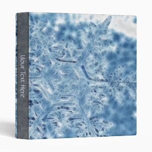 Frozen Ice Crystal Fractal Snowflake Binder