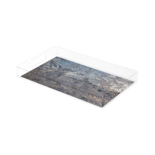 Frozen Ice Crystals Acrylic Tray
