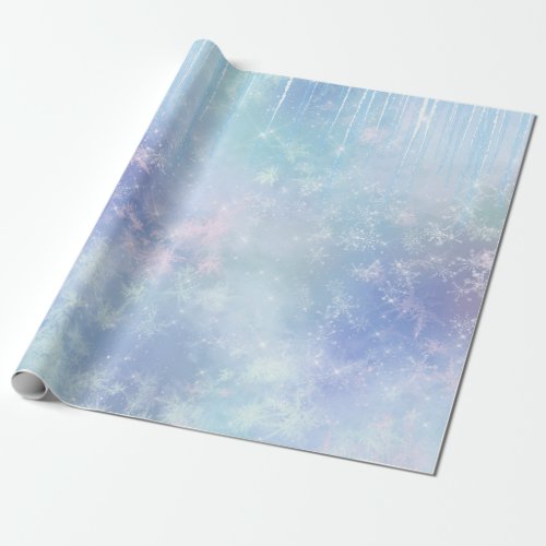 Frozen Icicles Wrapping Paper