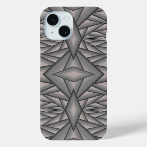 Frozen In Time Abstract Art iPhone 15 Case