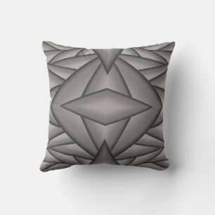 Frozen In Time Abstract Art Throw Pillow