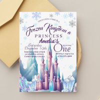 Frozen Kingdom Princess 1st Birthday Party