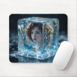 Frozen Klimt Portrait Mouse Pad
