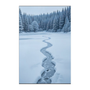 Frozen Lake Acrylic Print