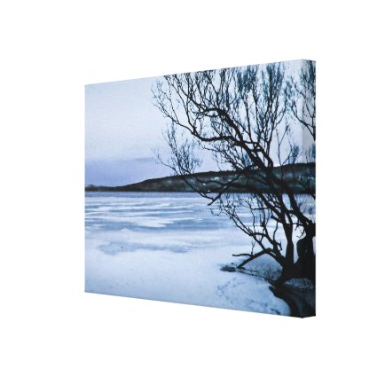 Frozen Lake Canvas Print
