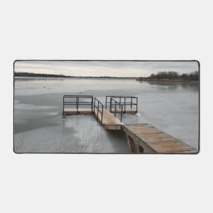 Frozen Lake Desk Mat
