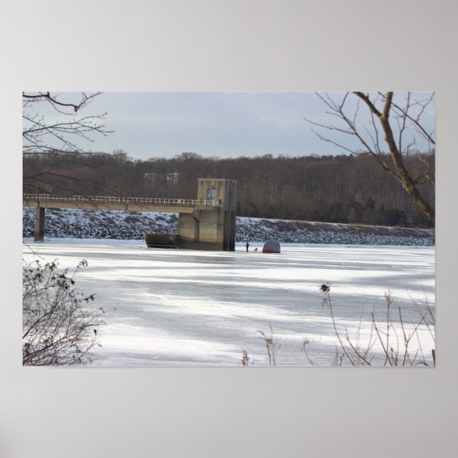 Frozen Lake Galena Poster (Front)