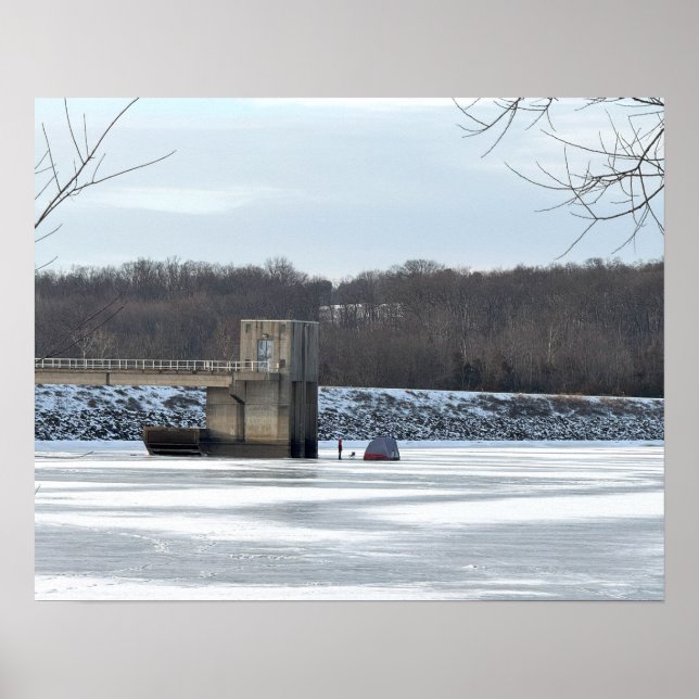 Frozen Lake Galena Poster (Front)