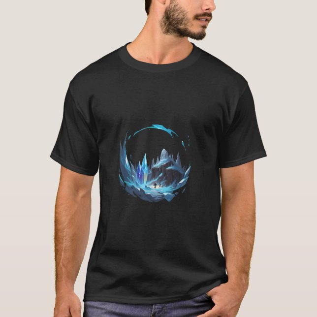 Frozen Landscape with Crystal T-Shirt (Front)