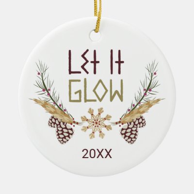 Frozen | Let it Glow Ceramic Ornament