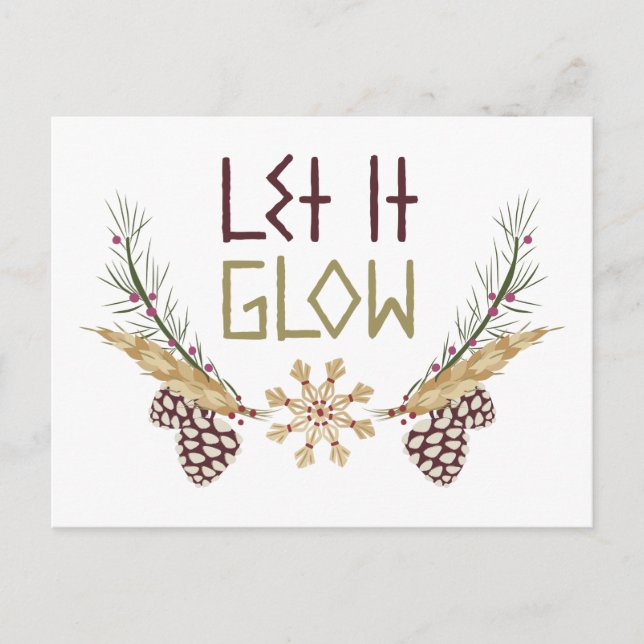 Frozen | Let it Glow Postcard (Front)