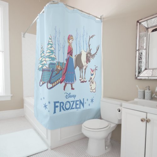 Frozen  Listen to your Heart Shower Curtain