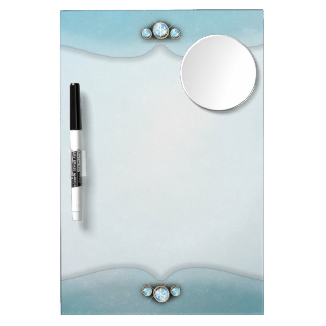 Frozen Locker Mirror Message Dry Erase Board With Mirror (Front)