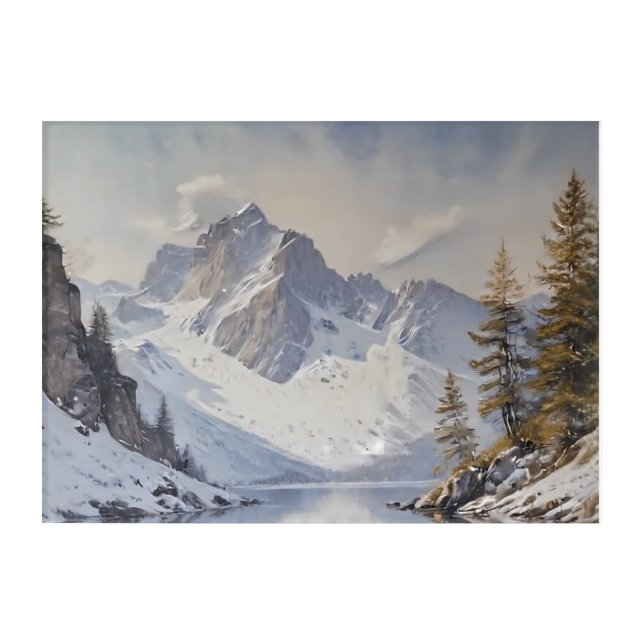 "Frozen Majesty" Acrylic Print (Front)