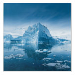 Frozen Majesty – Customizable Arctic Iceberg Scene Acrylic Print