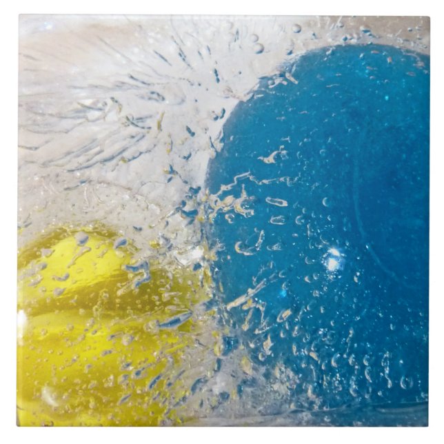 Frozen Marbles Ceramic Tile (Front)