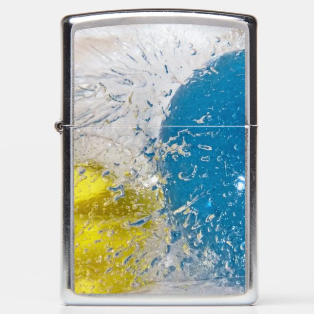 Frozen Marbles Zippo Lighter (Front)