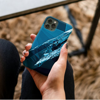 Frozen Mountain Peak iPhone 15 Case