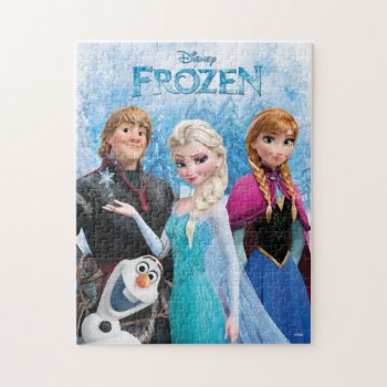 Frozen Movie Poster Art Jigsaw Puzzle by frozen at Zazzle