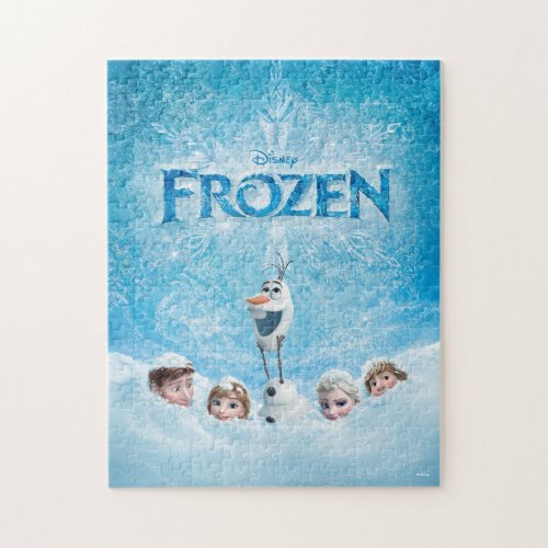 Frozen Movie Poster Art Jigsaw Puzzle