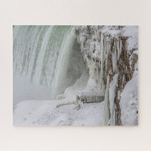 Frozen Niagara Falls in Winter Photo Jigsaw Puzzle