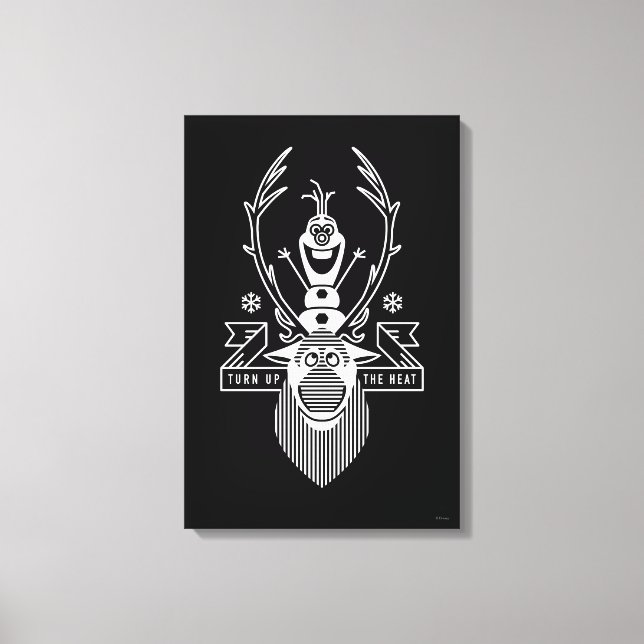 Frozen | Olaf and Sven Canvas Print (Front)