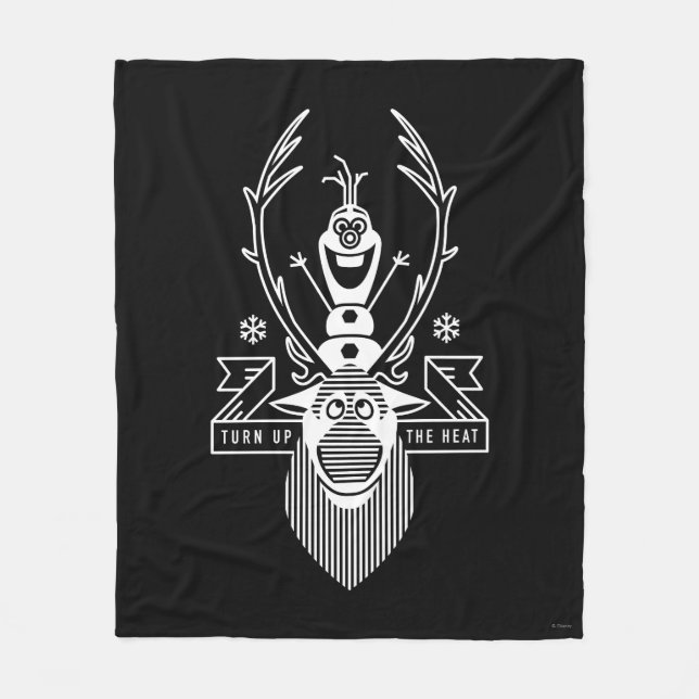 Frozen | Olaf and Sven Fleece Blanket (Front)