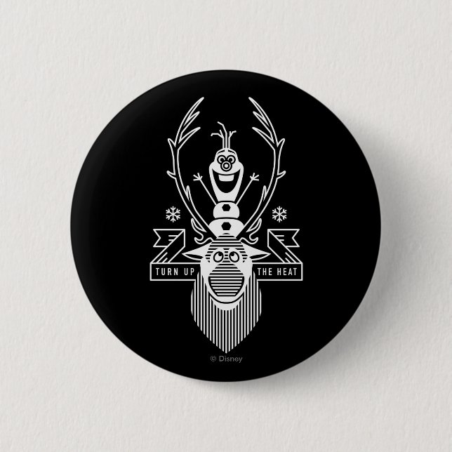 Frozen | Olaf and Sven Pinback Button (Front)