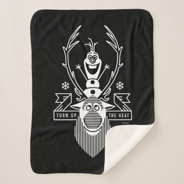 Frozen | Olaf and Sven Sherpa Blanket (Front)