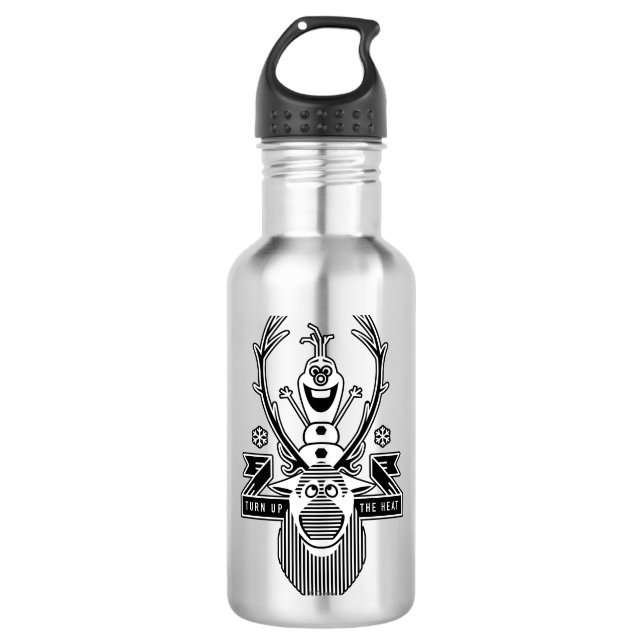 Frozen | Olaf and Sven Water Bottle (Front)
