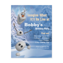 Frozen Olaf | In Pieces Birthday Party Invitation